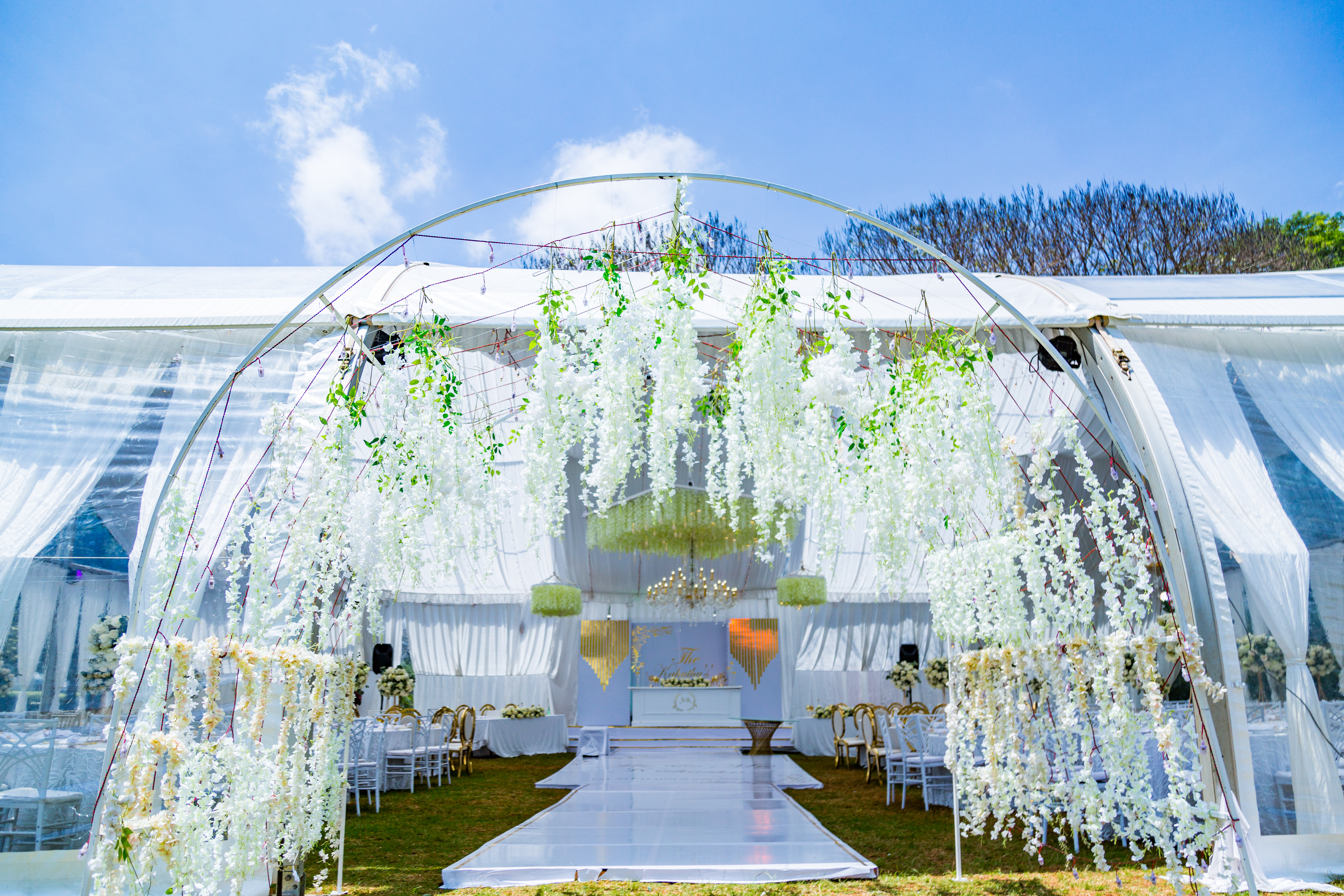 Decorations Setup Designs Outdoors On Locations Weddings Venue Nairobi City County Kenya East Africa