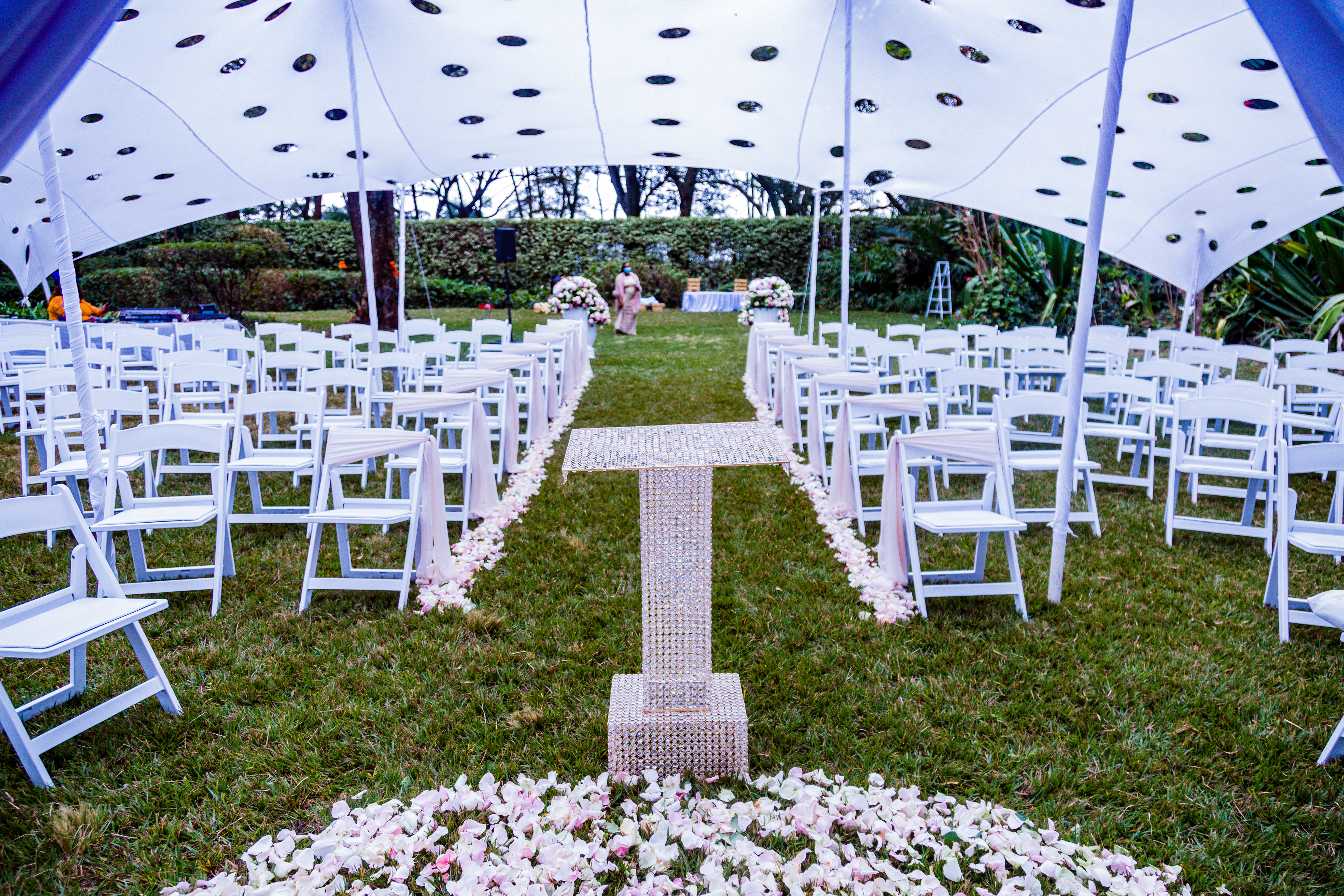 Wedding Decoration Decor Floral flowers tents stylish ceremony celebrations style
